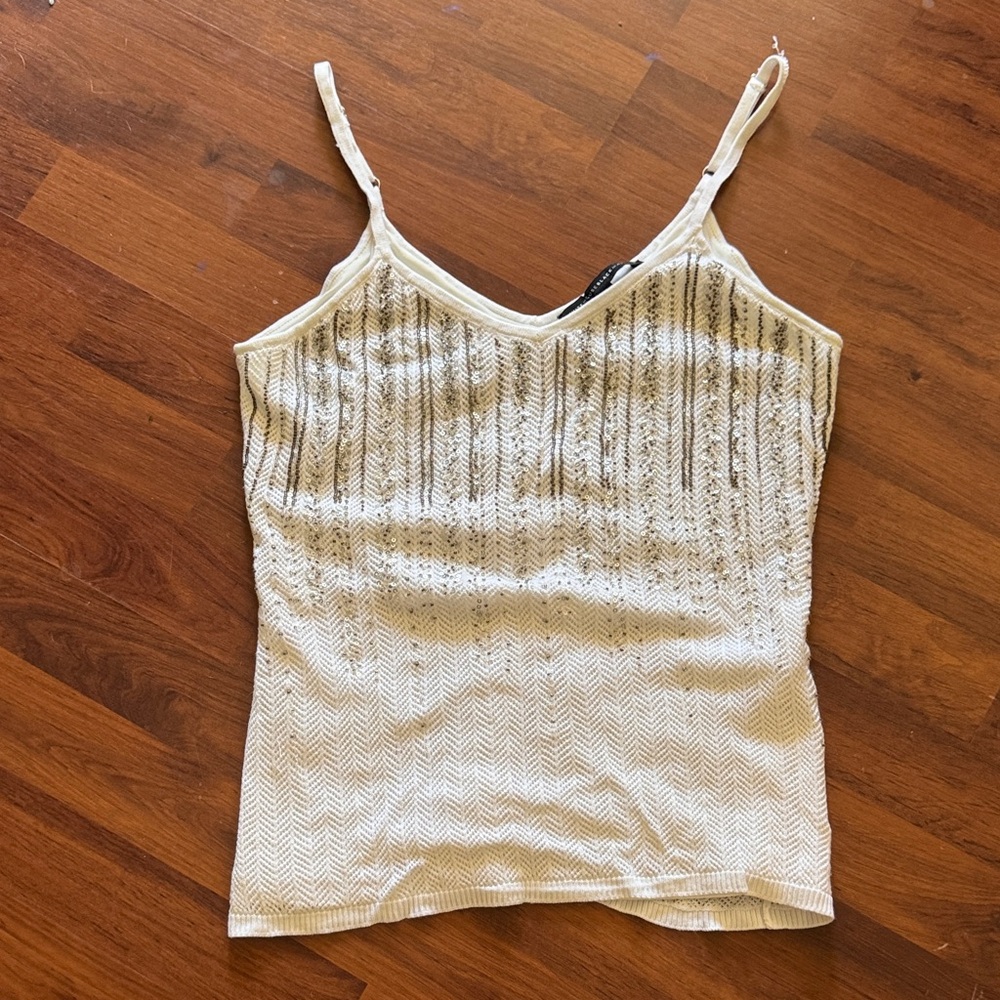 White House Black Market Cream Camisole